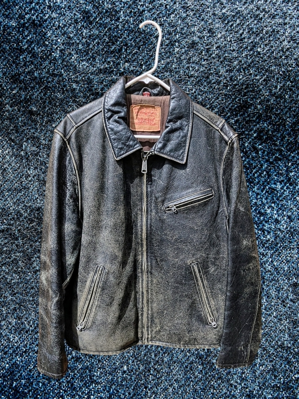 Levi's Black Leather Performance Jacket
